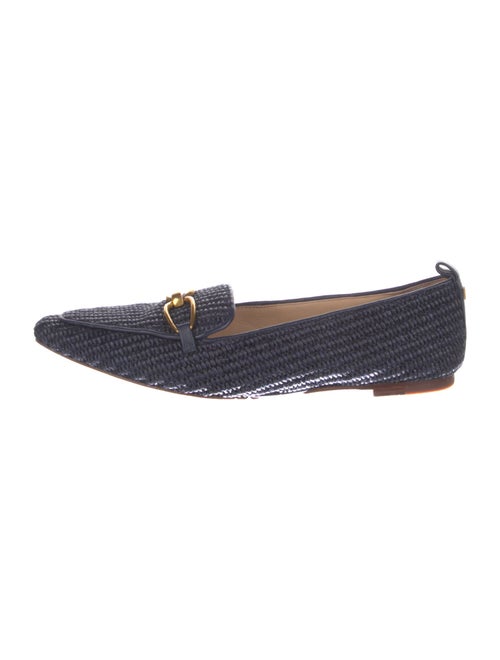 Veronica Beard Raffia Loafers
