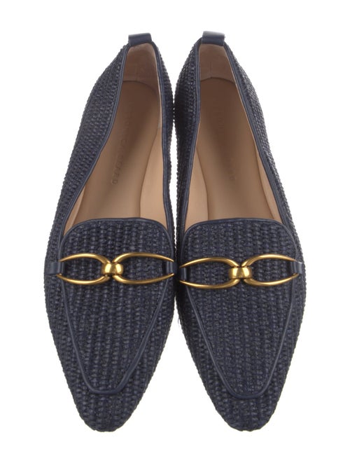 Veronica Beard Raffia Loafers