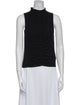 Veronica Beard Mock Neck Sleeveless Top