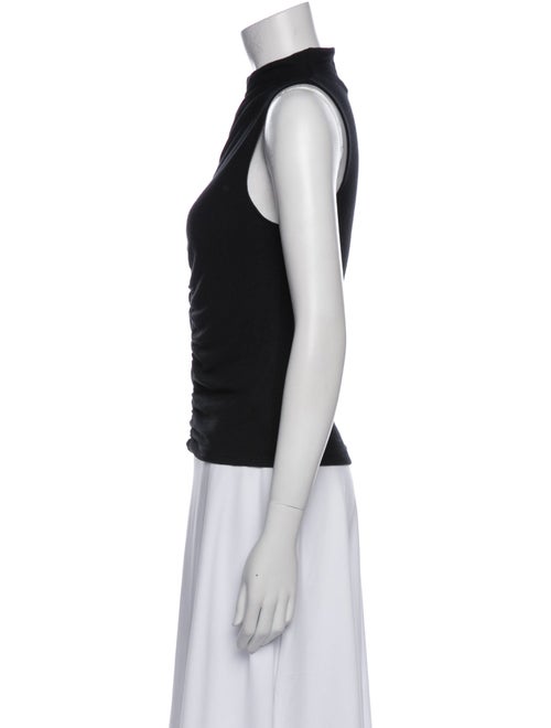 Veronica Beard Mock Neck Sleeveless Top