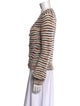 Veronica Beard Striped V-Neck Sweater