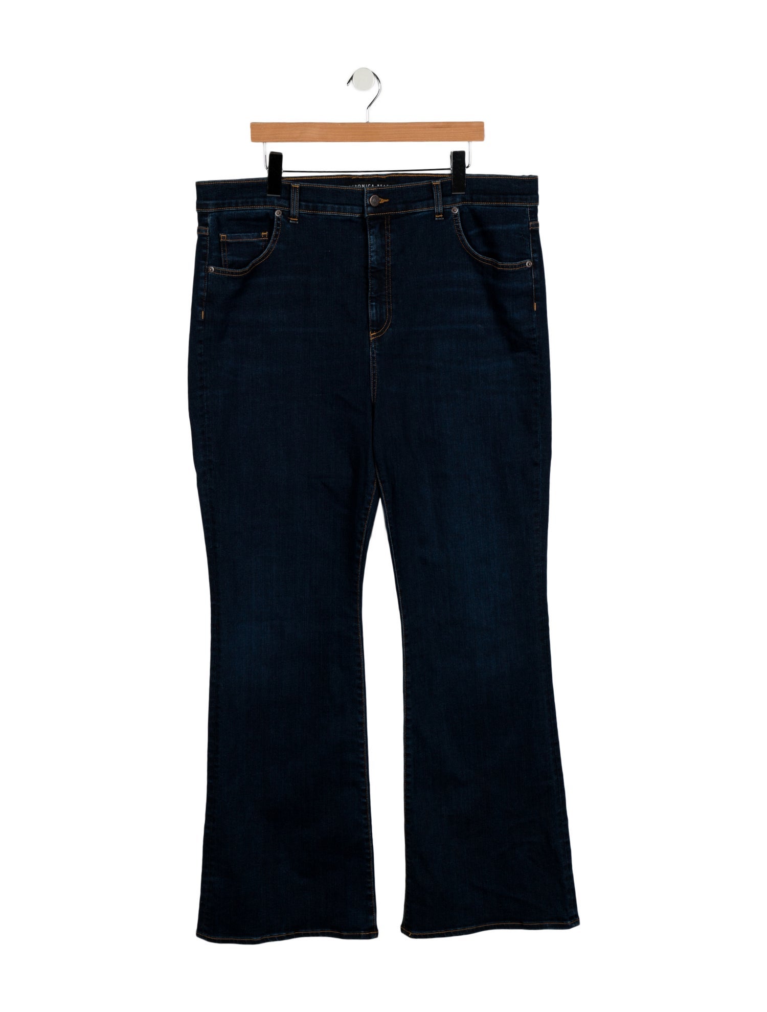 Veronica Beard High-Rise Wide Leg Jeans