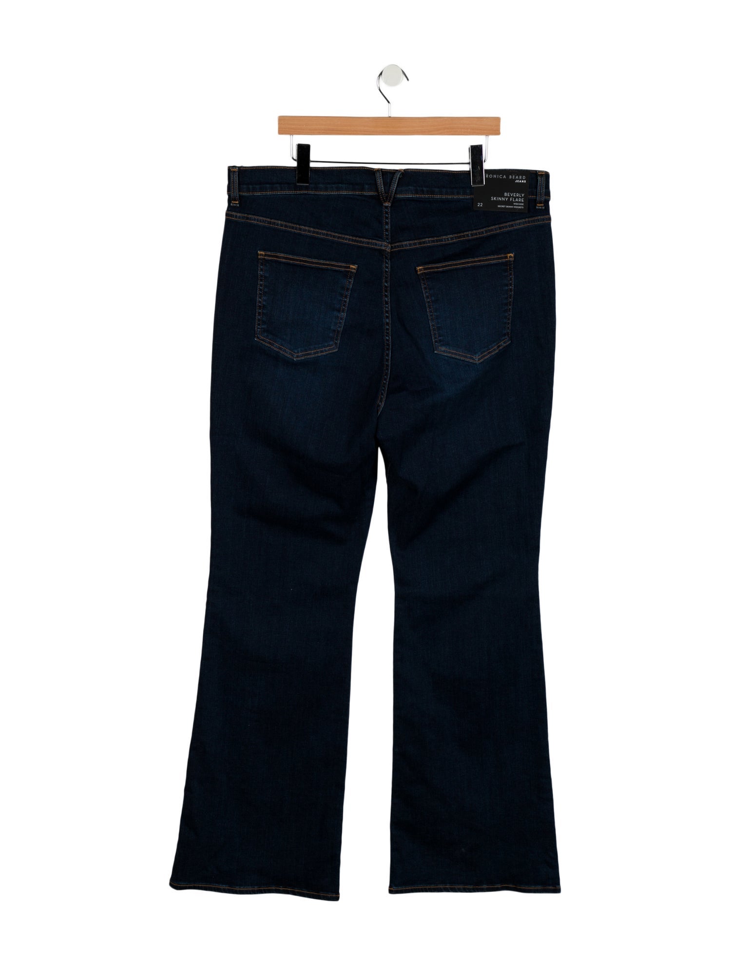 Veronica Beard High-Rise Wide Leg Jeans