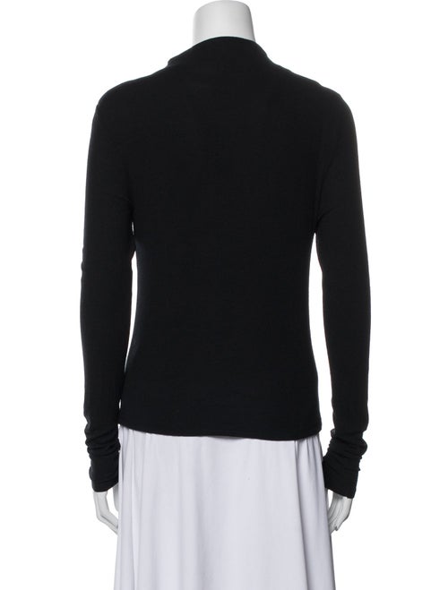 Veronica Beard Mock Neck Long Sleeve Top