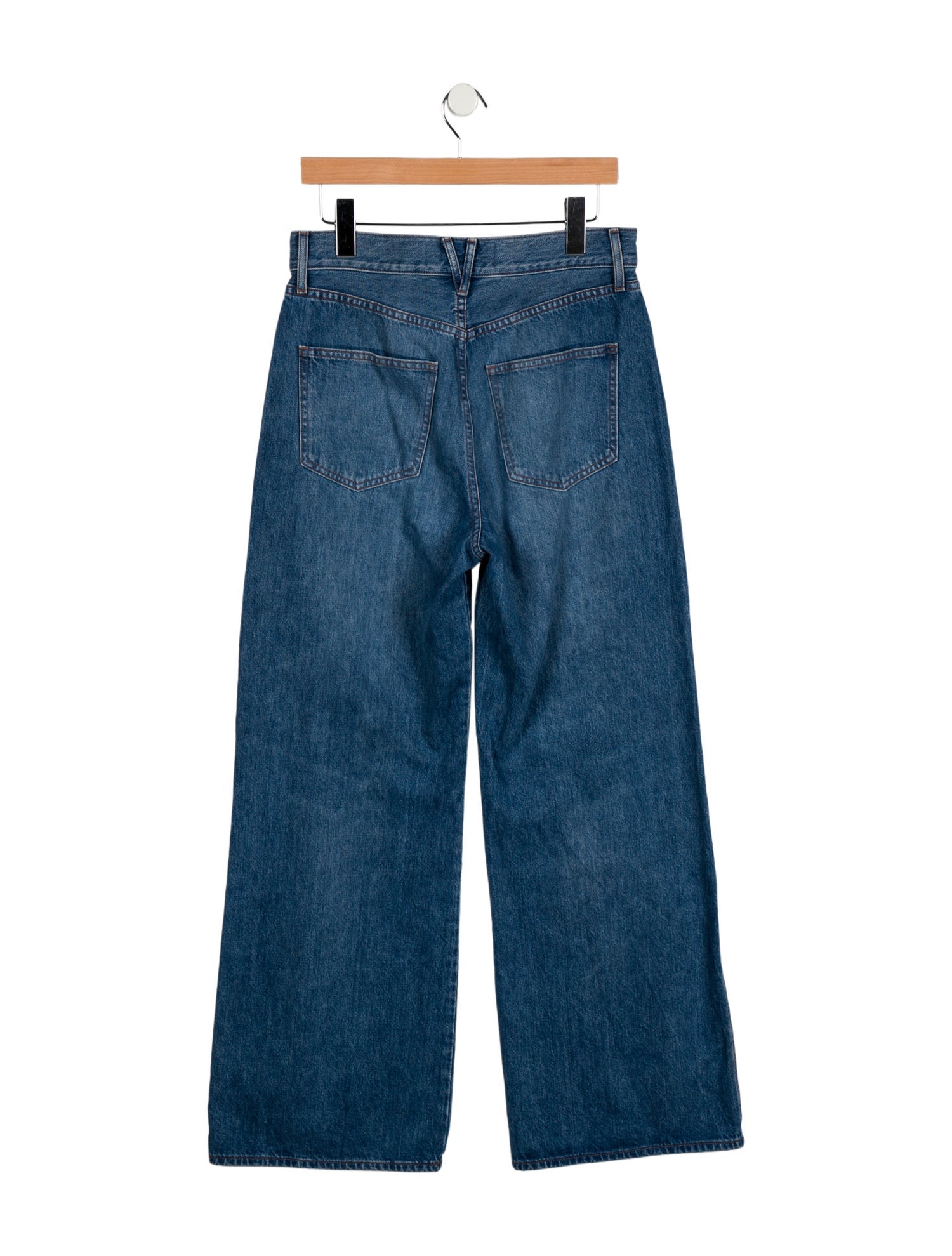 Veronica Beard High-Rise Wide Leg Jeans