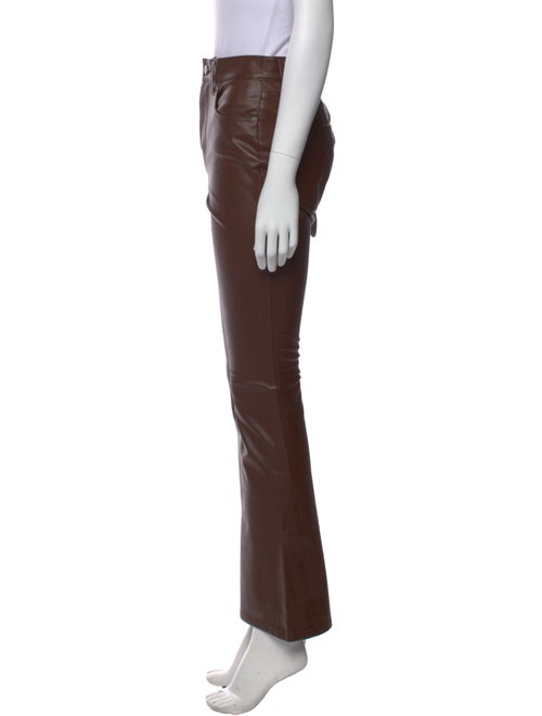 Veronica Beard Faux Leather Wide Leg Pants