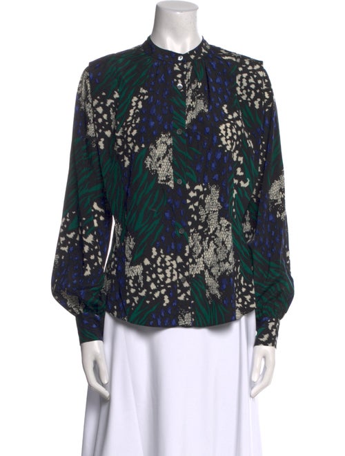 Veronica Beard Silk Printed Blouse