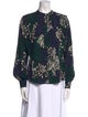 Veronica Beard Silk Printed Blouse