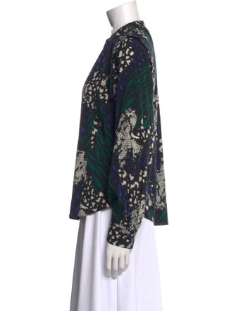 Veronica Beard Silk Printed Blouse