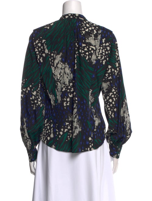 Veronica Beard Silk Printed Blouse