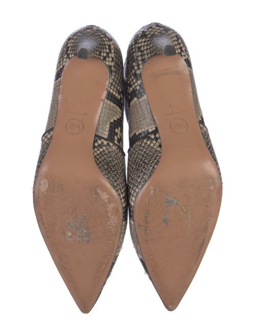 Veronica Beard Snakeskin Animal Print Boots