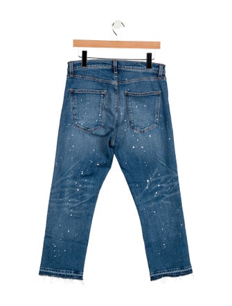 Veronica Beard High-Rise Straight Leg Jeans