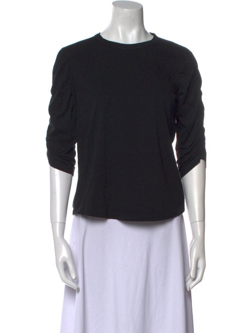 Veronica Beard Crew Neck Three-Quarter Sleeve Top