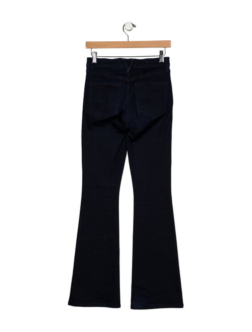 Veronica Beard Mid-Rise Wide Leg Jeans