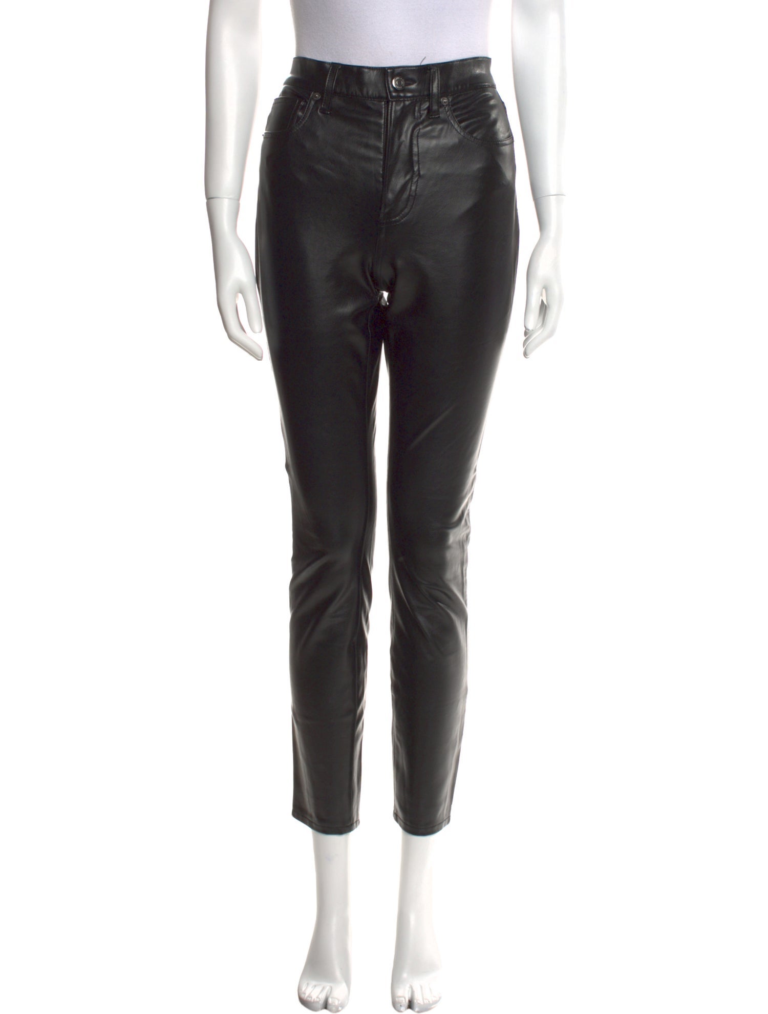 Veronica Beard Faux Leather Skinny Leg Pants