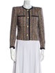Veronica Beard Tweed Pattern Evening Jacket
