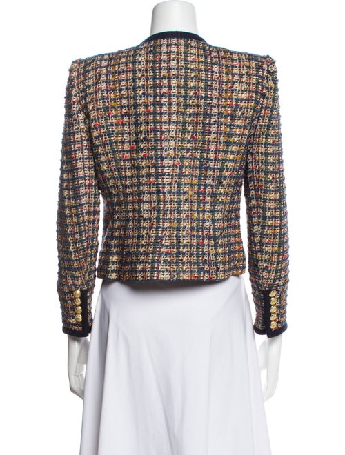 Veronica Beard Tweed Pattern Evening Jacket