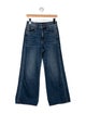 Veronica Beard Mid-Rise Wide Leg Jeans
