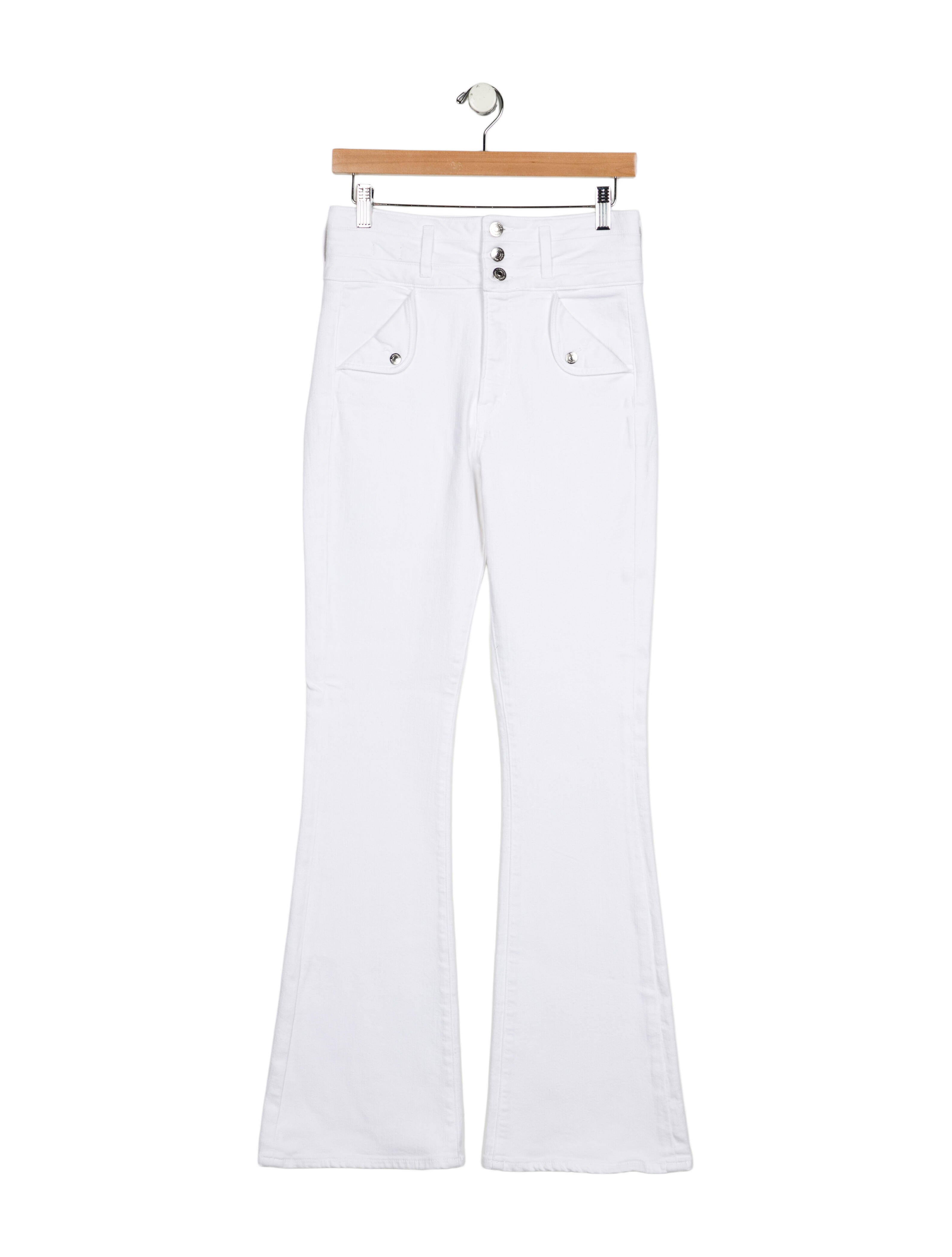 Veronica Beard High-Rise Wide Leg Jeans