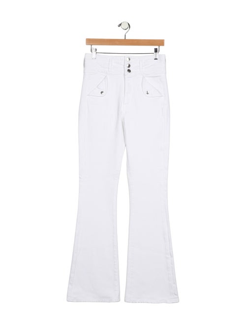 Veronica Beard High-Rise Wide Leg Jeans