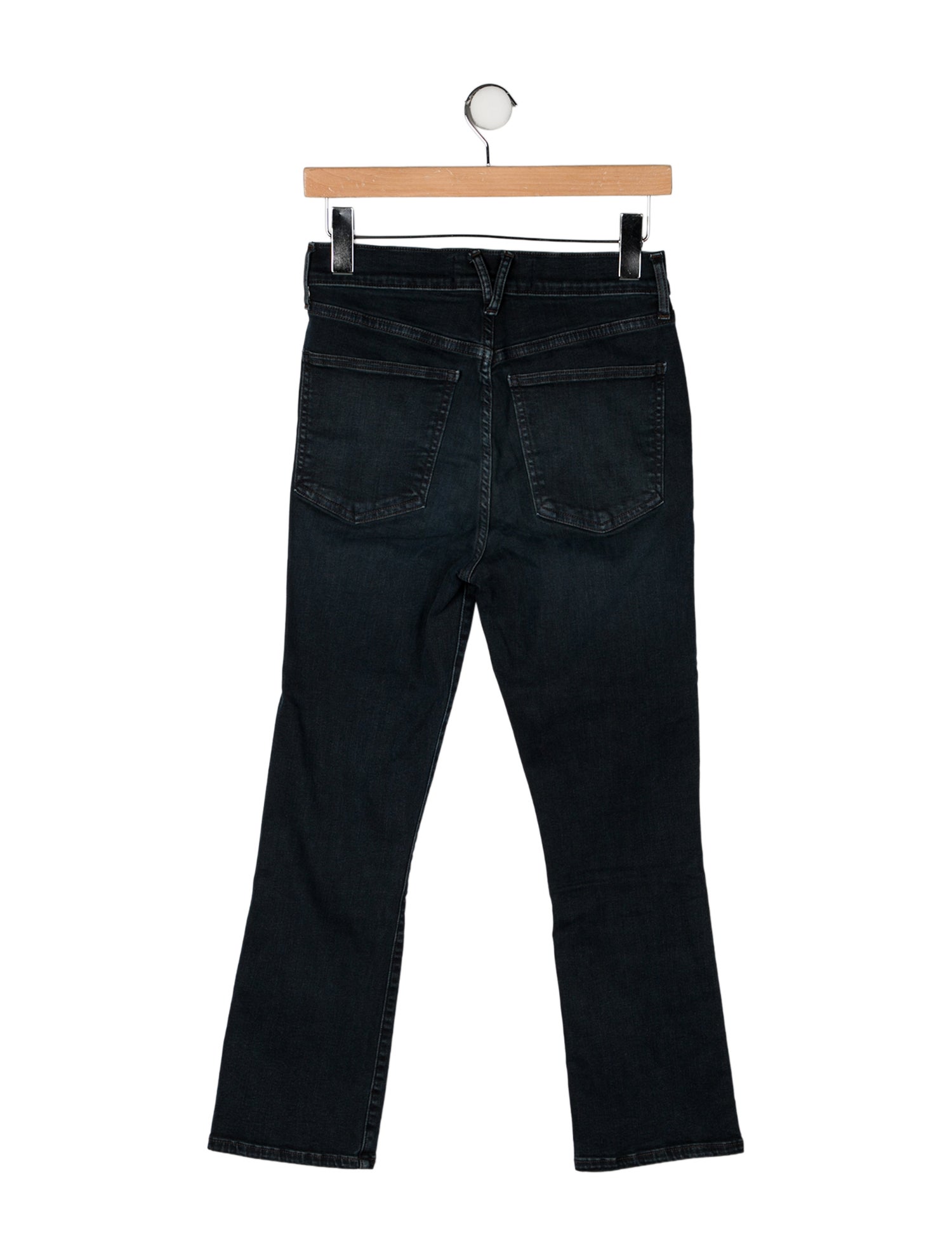 Veronica Beard High-Rise Straight Leg Jeans