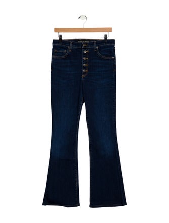 Veronica Beard High-Rise Wide Leg Jeans
