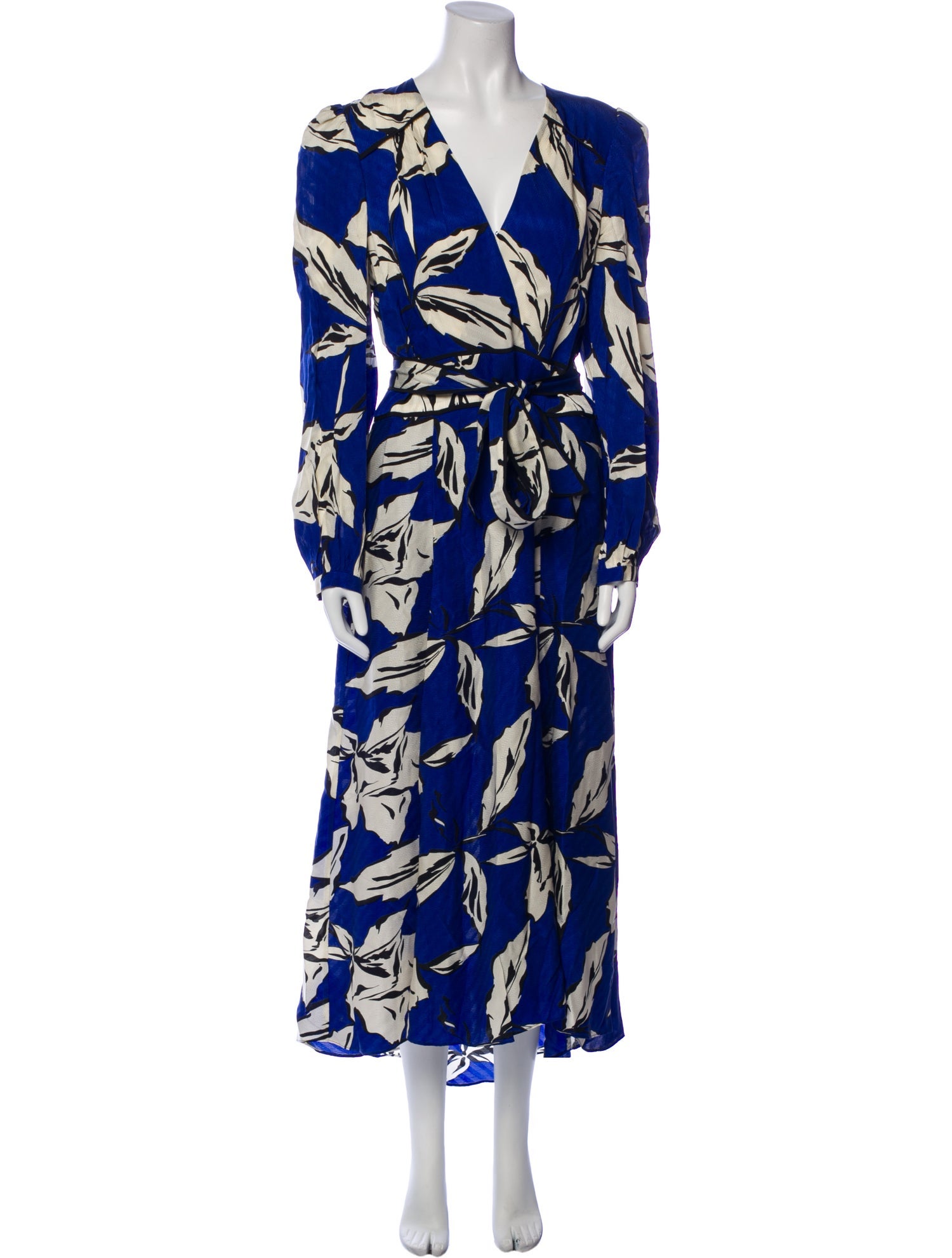 Veronica Beard Floral Print Long Dress