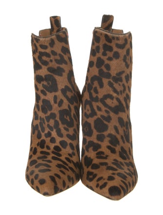 Veronica Beard Ponyhair Animal Print Pumps