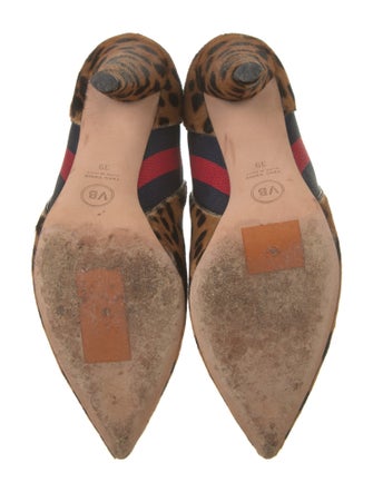 Veronica Beard Ponyhair Animal Print Pumps