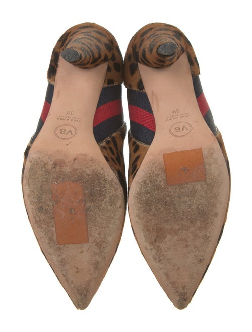 Veronica Beard Ponyhair Animal Print Pumps