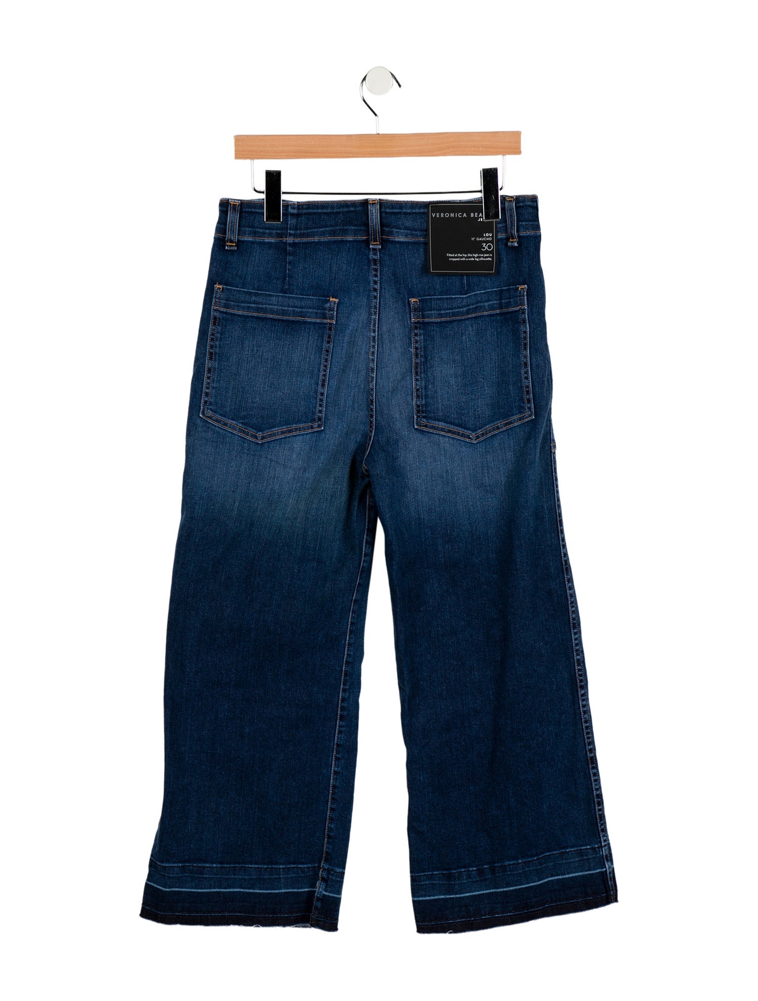 Veronica Beard High-Rise Wide Leg Jeans w/ Tags