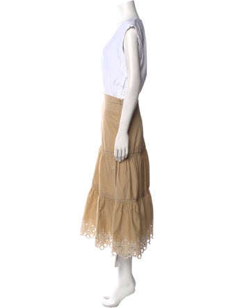 Veronica Beard Scoop Neck Long Dress