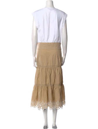 Veronica Beard Scoop Neck Long Dress