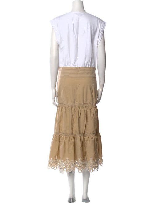 Veronica Beard Scoop Neck Long Dress