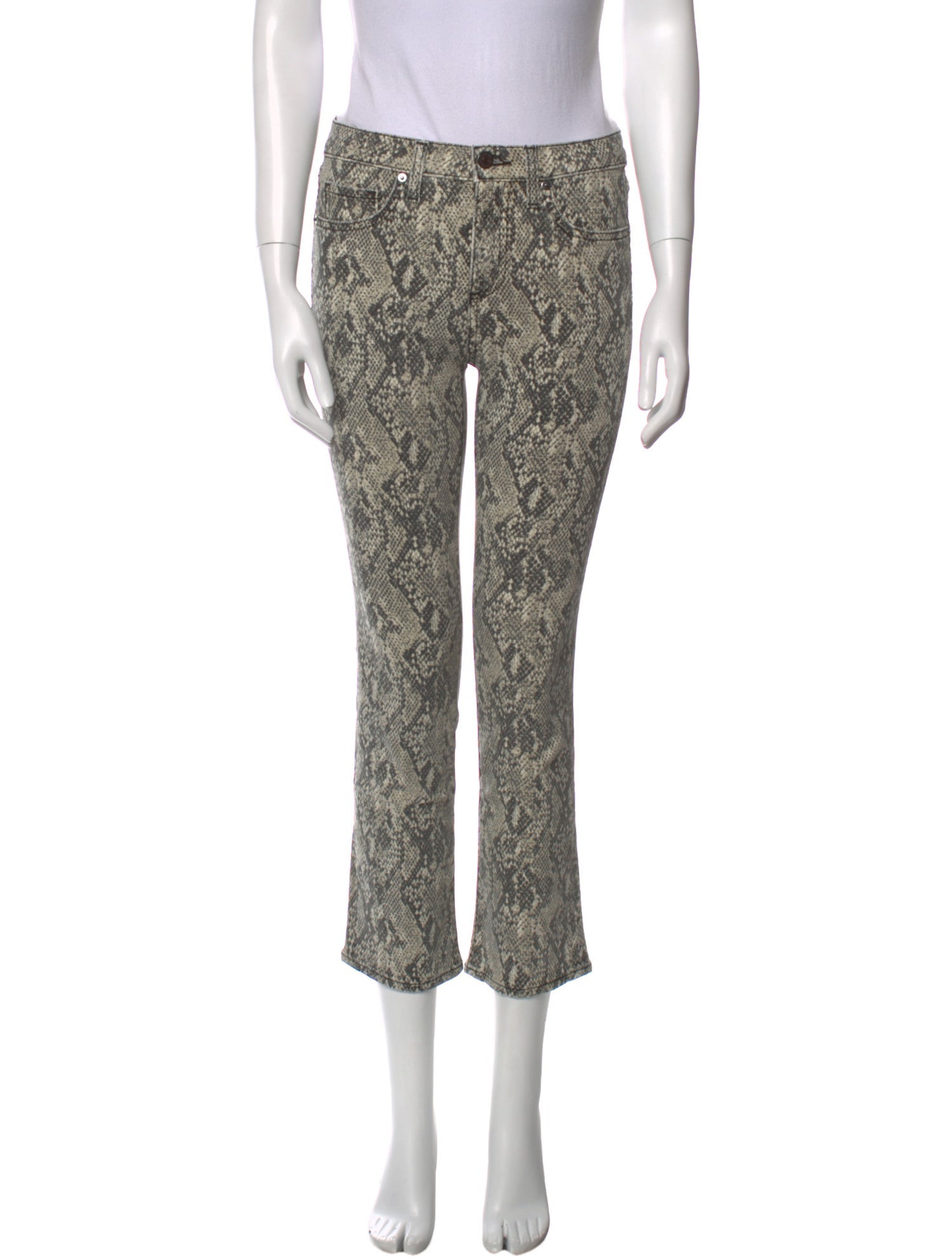 Veronica Beard Animal Print Straight Leg Pants w/ Tags