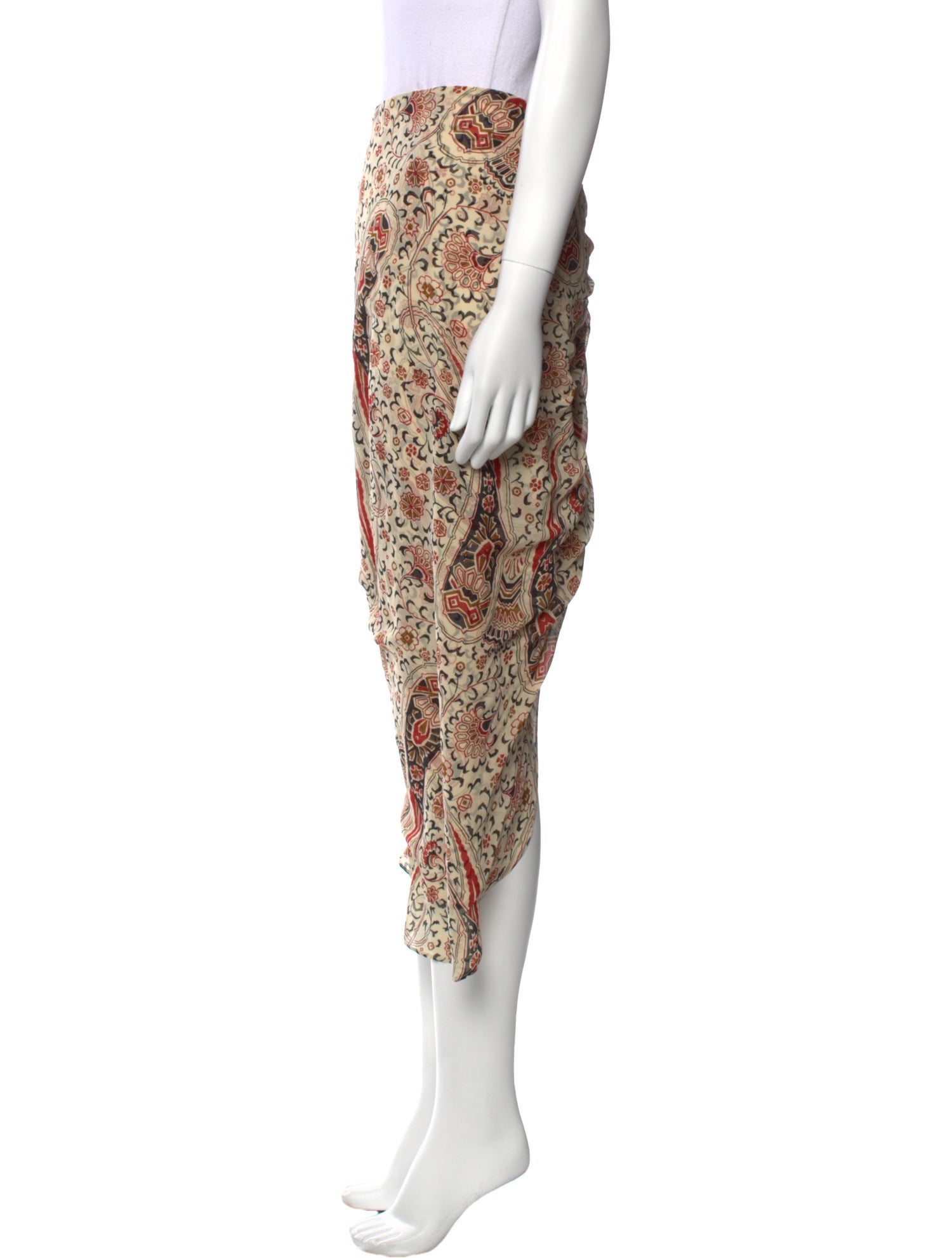 Veronica Beard Silk Midi Length Skirt