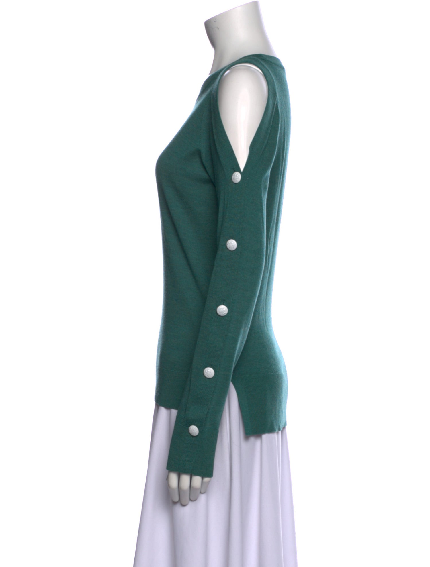 Veronica Beard Merino Wool Crew Neck Top