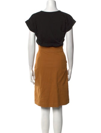 Veronica Beard Crew Neck Knee-Length Dress