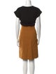 Veronica Beard Crew Neck Knee-Length Dress