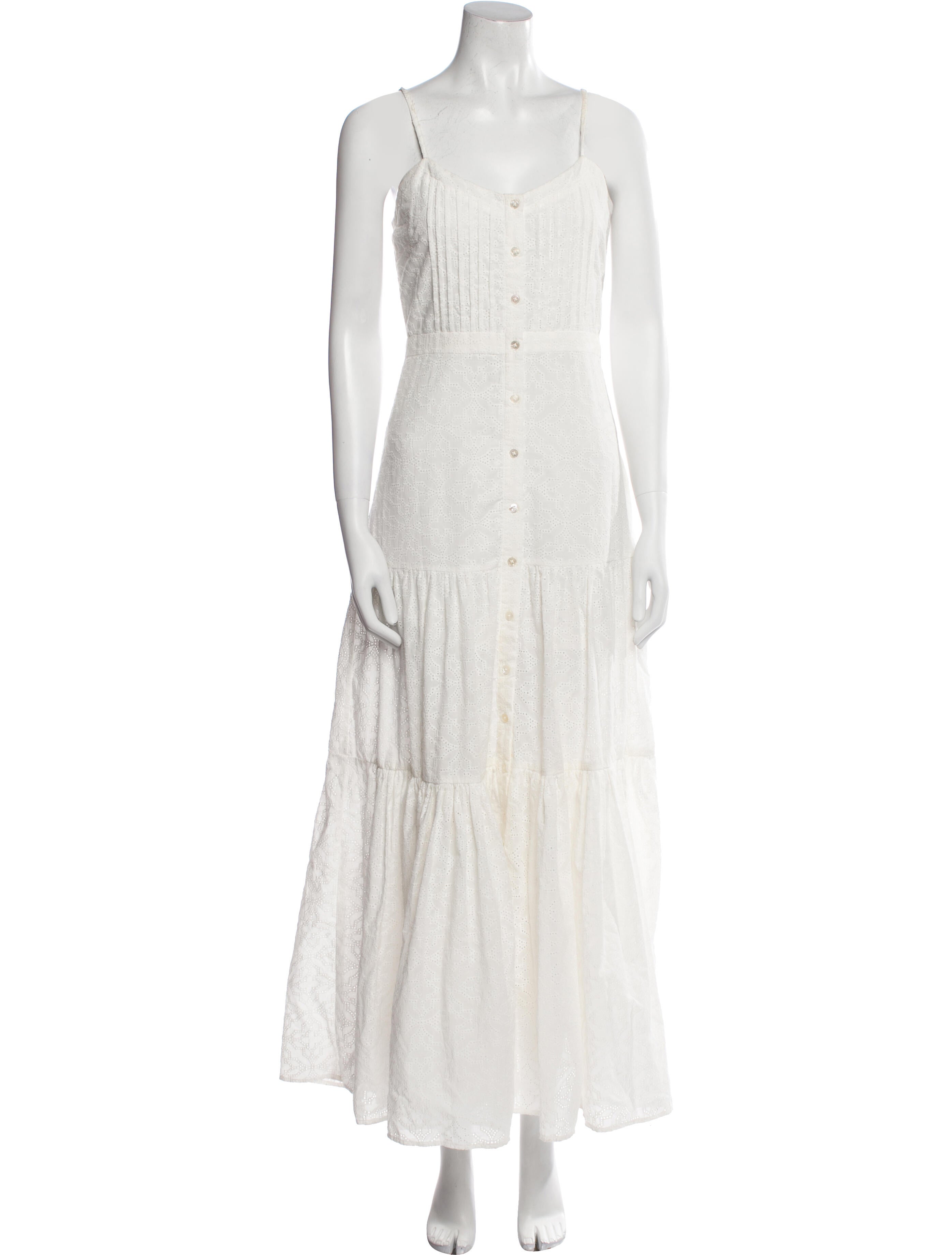 Veronica Beard Square Neckline Long Dress