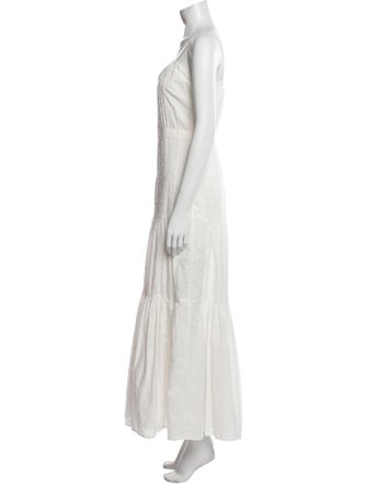 Veronica Beard Square Neckline Long Dress