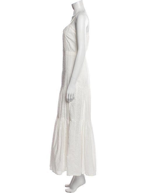 Veronica Beard Square Neckline Long Dress