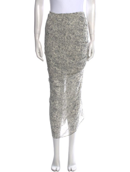 Veronica Beard Silk Midi Length Skirt