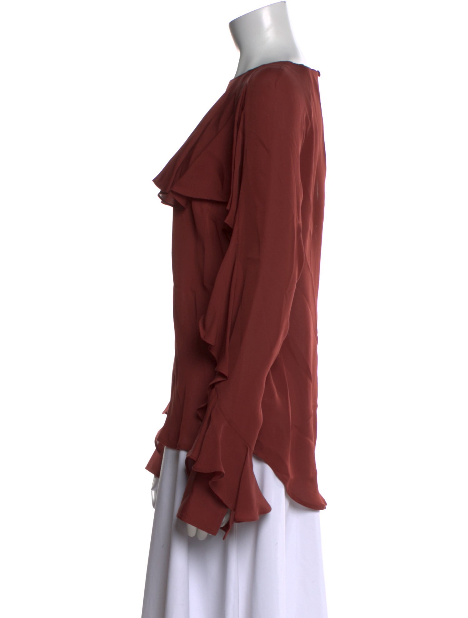 Veronica Beard Silk Scoop Neck Blouse