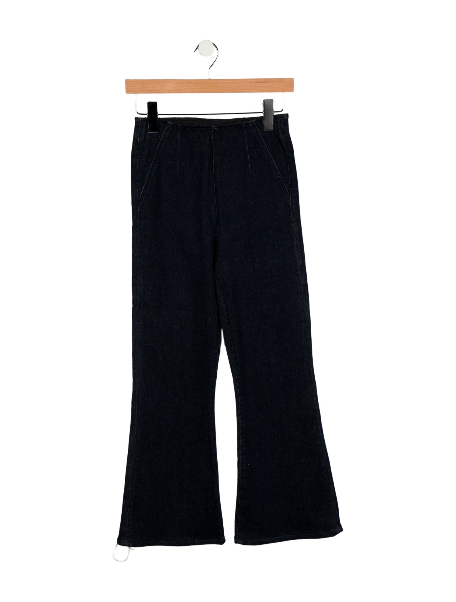 Veronica Beard High-Rise Wide Leg Jeans
