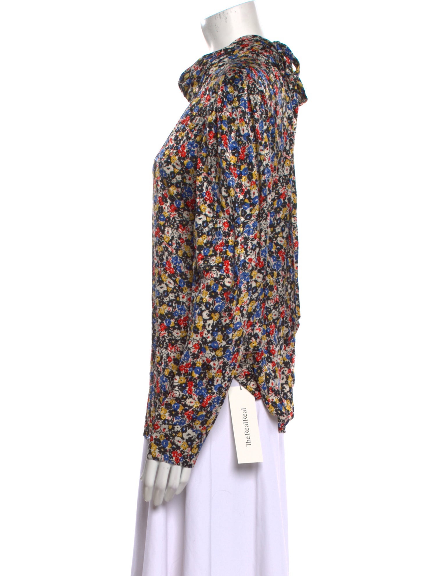 Veronica Beard Silk Printed Blouse