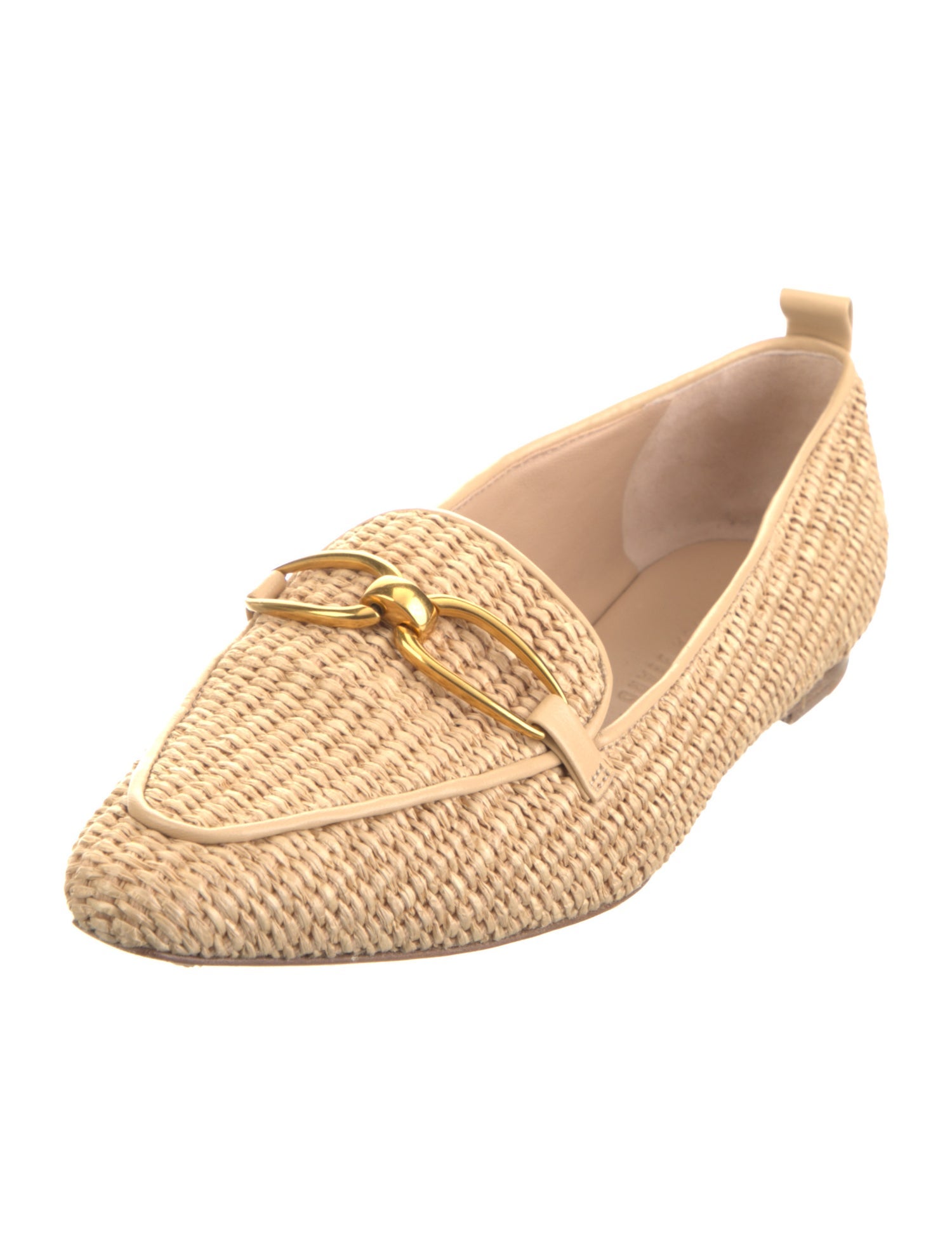 Veronica Beard Straw Loafers