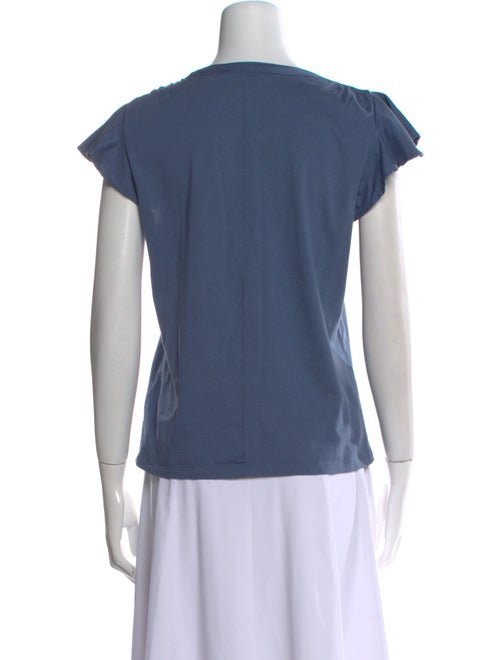 Veronica Beard V-Neck Short Sleeve T-Shirt