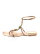 Veronica Beard Leather Gladiator Sandals