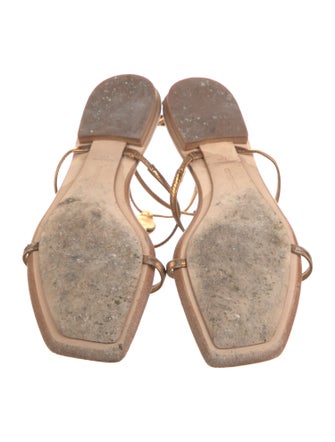 Veronica Beard Leather Gladiator Sandals